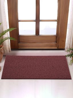 Kuber Industries - Rubber Pvc Water Absorbing Floor Mat Large - Maroon