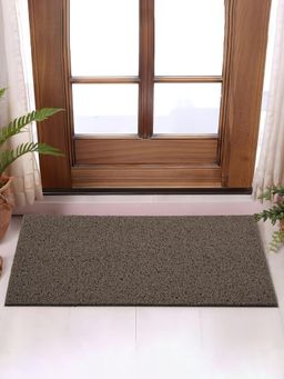 Kuber Industries - Rubber Pvc Water Absorbing Floor Mat Large - Brown