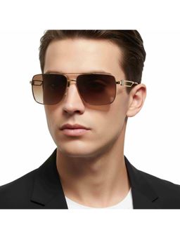 Vintage - Blue Rectangle Sunglasses (Stern Col 320) (60)