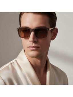 Vintage - Brown Square Sunglasses (Walk Col 206) (57)