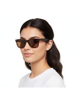 Vintage - Brown Square Sunglasses (Wayfare Immortal Col 206) (50)