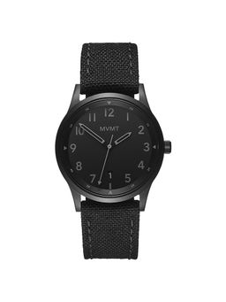 MVMT - Field Quartz Black Round Dial Mens Watch - 28000111-D