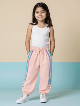 The Souled Store - Cozy Cubs Girls Pink Joggers