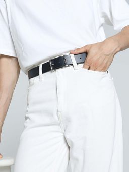 Puma - Black Seoul Reversible Leather Belt