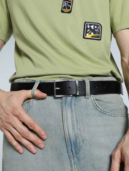 Puma - Black Tokyo Reversible Leather Belt
