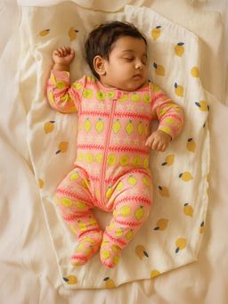 Somersault - Multi-Color Cotton Printed Romper