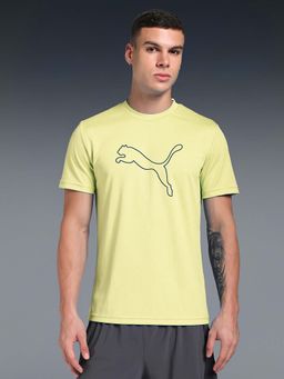 Puma - Train All Day Men's Breathable Yellow Training Tee