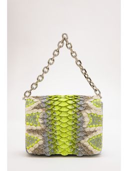 DOUX AMOUR - Medusa Mini - Smoky Lime Clutch (S)