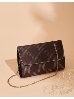 Fabindia - Brown Self-Designed Sling Bag (M)