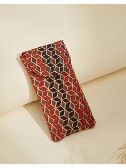 Fabindia - Red Spec Case Mobile Bag (S)