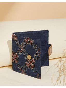 Fabindia - Blue Printed Wallet (S)