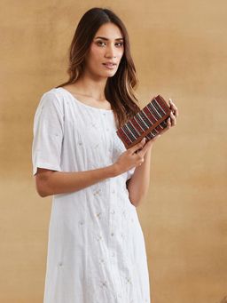 Fabindia - Multi-Color Printed Clutch