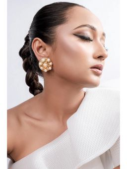 ANANA - White Ella Earrings