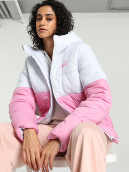 Puma - Ess Colorblock Hooded Women's Pink Jacket