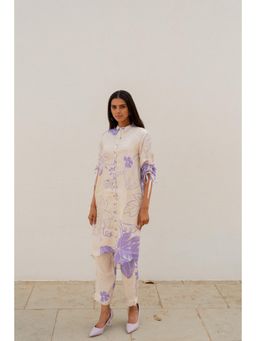 Silai Studio - Beige Papeeta Kurta
