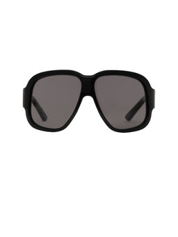 BRU Eyewear - Women's Acetate Full-Rim Square Sunglasses Soot