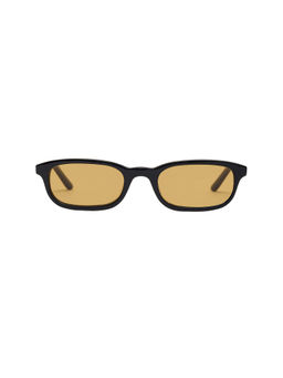BRU Eyewear - Polarized Women's Acetate Rectangle Sunglasses Honey