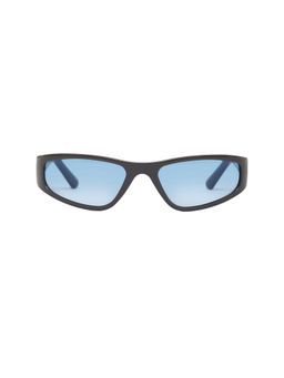BRU Eyewear - Polarised Women's Acetate Rectangle Sunglasses Ice