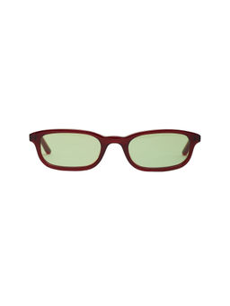 BRU Eyewear - Women's Acetate Rectangle Sunglasses Merlot