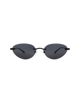 Banbe - Lana Women's UV Protection Oval Sunglasses Black