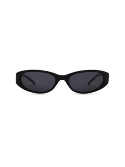 Chimi - Women's UV Protection Oval Sunglasses Black
