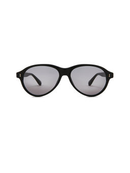 Chimi - Women's Acetate Round Sunglasses Black
