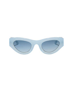 DIFF EYEWEAR - Cat Eye Women's Polarised Acetate Sunglasses Pastel Blue
