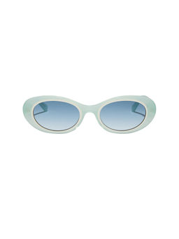 DIFF EYEWEAR - For Love & Lemons Sabrina Women's Gradient Cat Eye Sunglasses Sage