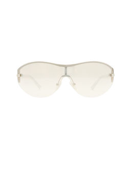 AIRE - Von Dutch Bombshell Women's Shield Sunglasses Silver