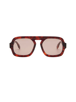 Elisa Johnson - Jane Women's Acetate Full-Rim Square Sunglasses Red