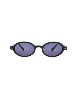 Jimmy Fairly - Elvie Women's Acetate Oval Sunglasses Black