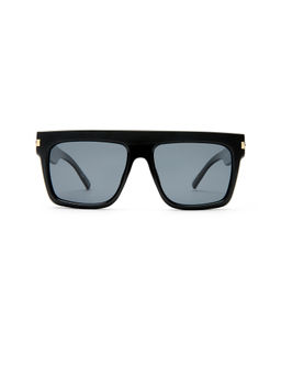 Le Specs - Offside Women's Polarised Acetate Square Sunglasses Black