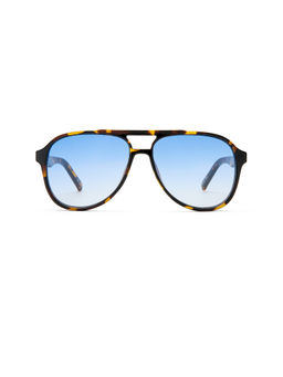 Le Specs - Tragic Magic Women's Blue Gradient Aviators Tokyo Tort Sunglasses
