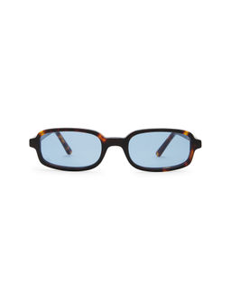 Lu Goldie - Vera Women's Acetate Rectangle Sunglasses Torte