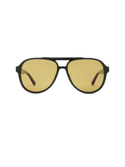 Otra - Women's Acetate Full Rim Aviator Sunglasses Black & Olive