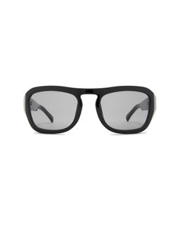 Otra - Women's Acetate Full Rim Square Sunglasses Black & Smoke