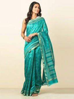 Fabindia - Cotton Silk Printed Sari