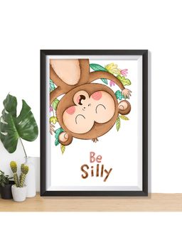 Happywagon - Be Silly Wall Art A5 Framed