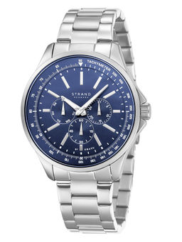 Strand by Obaku - Irving Blue Dial Multifunction Watch For Men (S708GMCLSC)