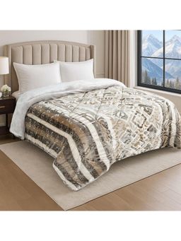 Signature - Panther Double Bed Winter Quilt - Beige