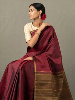 Fabindia - Silk Kanjeevaram Woven Sari