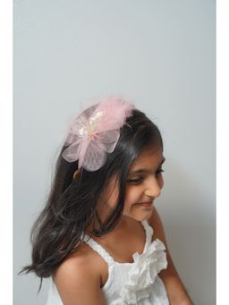Petite and Posh - Fur Hairband - Peach