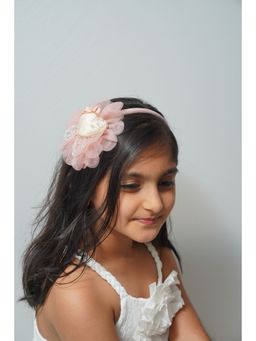 Petite and Posh - Heart Hairband- Pink