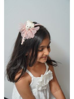 Petite and Posh - Teddy Hairband - Peach