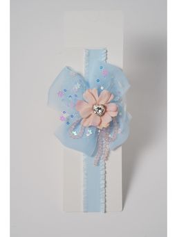 Petite and Posh - Flower Softband - Blue