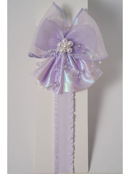 Petite and Posh - Shimmer organza softband- Lilac