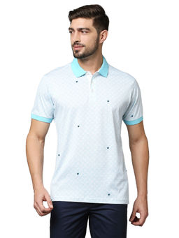 Park Avenue - Medium Blue Polo T-Shirt