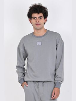 Muvazo - Grey Pure Cotton Sweatshirt