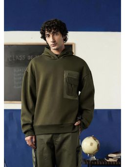 Muvazo - Olive Fleece Hoodie
