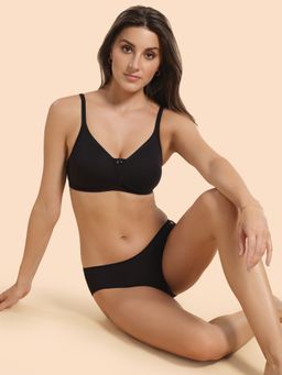 Enamor - Better Support Non-Padded Wirefree High-Coverage Plunge T-Shirt Bra A072
